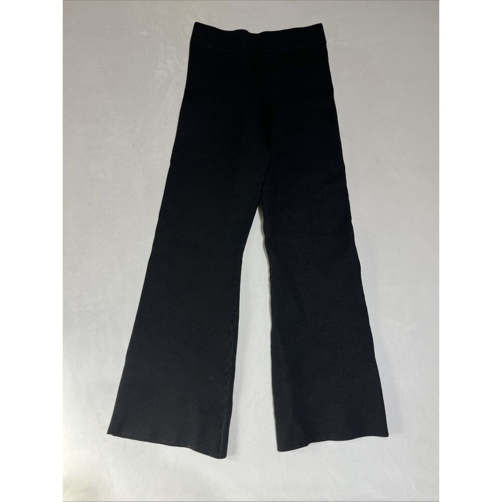 J. Crew Black Wide-Leg Pants